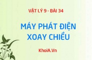Cấu tạo và nguyên lý hoạt động của Máy phát điện xoay chiều - Vật lý 9 bài 34